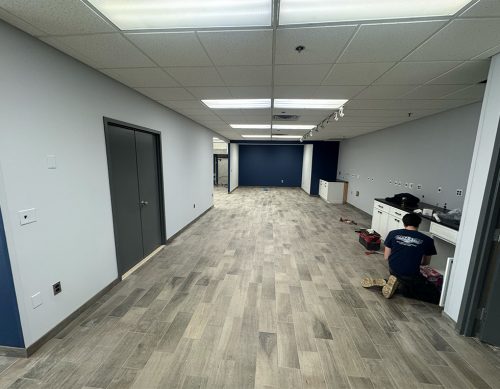 Large-Scale Commercial Tile Flooring Installation