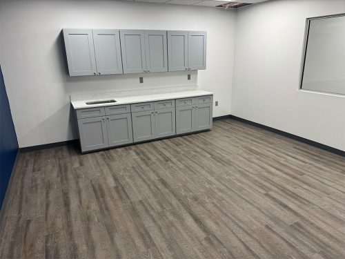 Break Room Remodel with LVT