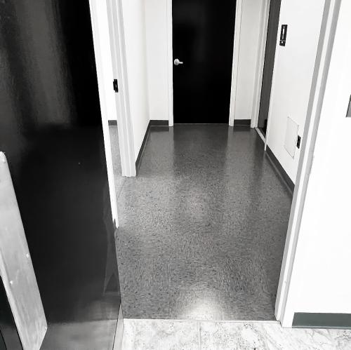 Office Space with Vinyl Composite Tile (VCT)
